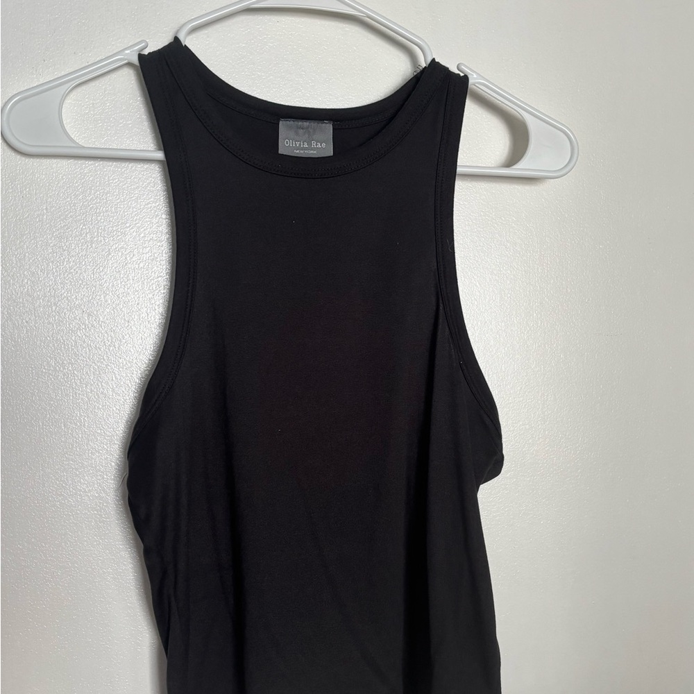 Olivia Rae Classic Black Tank Top